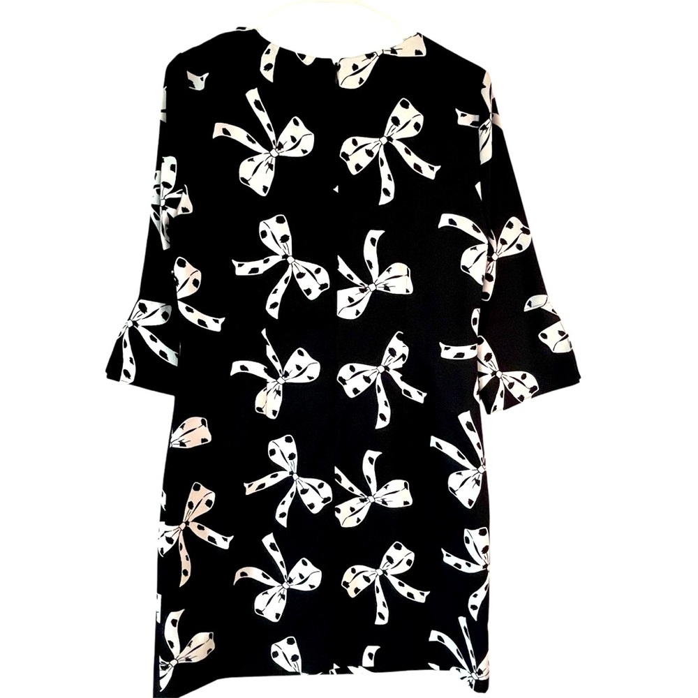 Banana Republic Factory Women's Black Bow Print Dress Sz 6